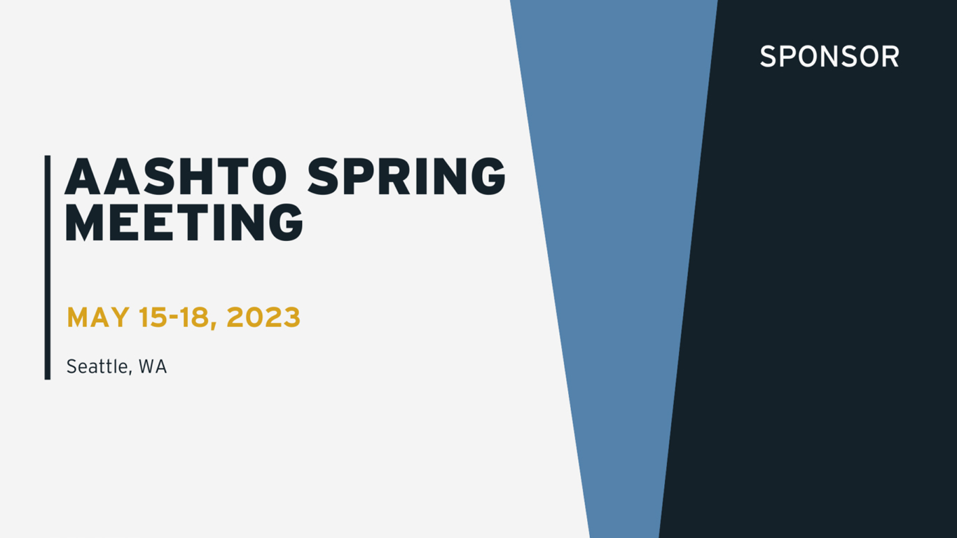 AASHTO Spring Meeting eTicketing Task Force